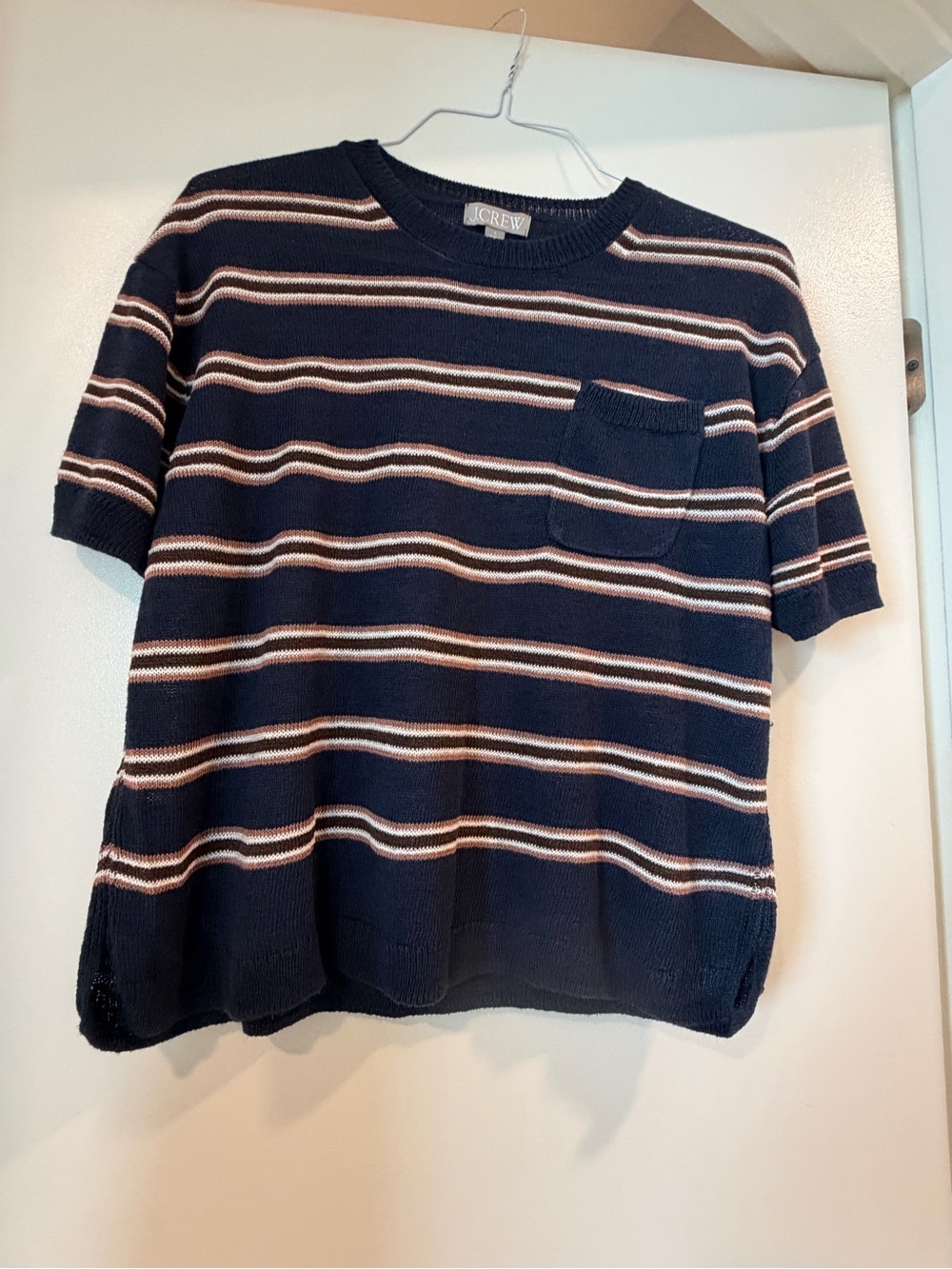 J crew size Large Stripe Shirt